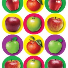 חבילת מדבקות תפוחים