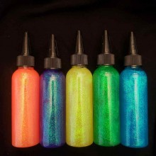 דבק גליטר נאון - בקבוקון 75 גרם