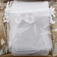 10 שקיות אורגנזה 9X7 ס"מ