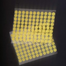 90 יחידות צמדן עגול 1 ס"מ זכר+נקבה צבע צהוב