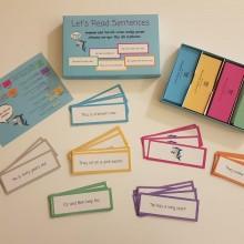 המשחק Let's Read Sentences - לתרגול קריאת 200 משפטים באנגלית