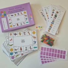 המשחק Basic Words - לוחות משחק חווייתיים לתרגול 393 מילים המחולקות לפי קטגוריות באנגלית