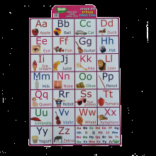 פלקט אנגלית ללוח- אות פותחת