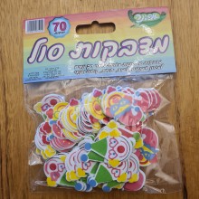 מדבקות סול ליצנים לפורים