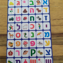 חבילת מדבקות אות תמונה גדול