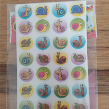 חבילת מדבקות חלזונות קומיקס