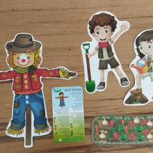 כרזת הדחליל בגינה - הדחליל שלנו