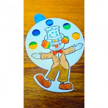 יצירה והרכבה לפורים ליצן להטוטן