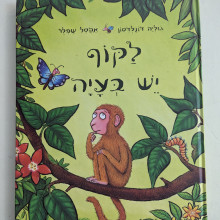 ספר משומש במצב טוב - לקוף יש בעיה