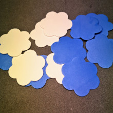 גזירות סול פרחים יום העצמאות 5 ס"מ