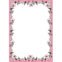 דפים מעוצבים לט"ו בשבט ורוד