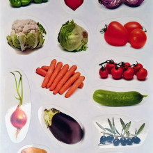 חבילת מדבקות ירקות