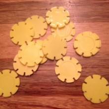 דסקיות פרחים צבע צהוב