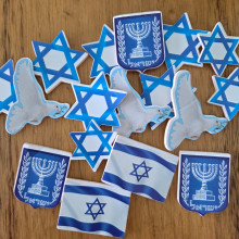 חבילת מדבקות סול סמלי עצמאות