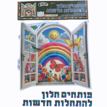 כרזה פותחים חלון להתחלות חדשות