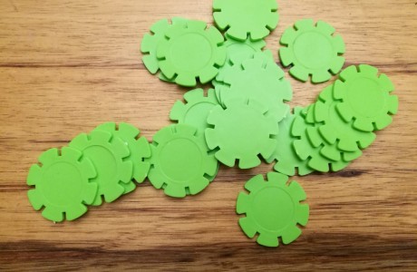 דסקיות פרחים צבע ירוק